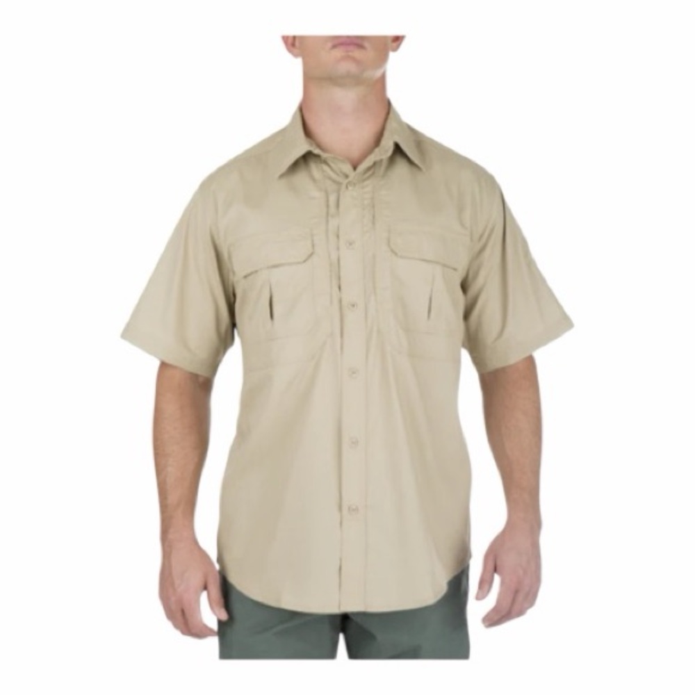 5.11 Tactical Men’s Original Short Sleeve Shirt XL Coyote Style No. 71152 *GUC*